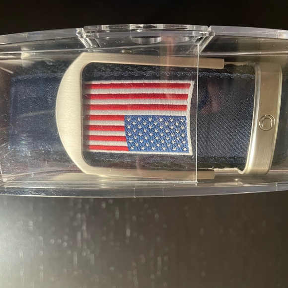 NEX BELT Other - Men's Blue Belt with American Flag Buckle
